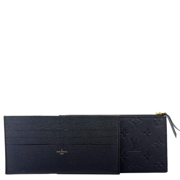 Louis Vuitton  Monogram Empreinte Leather Insert Card Holder Black - Picture 1 of 11
